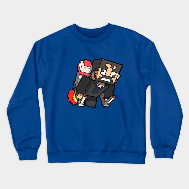 Rocket Boost Ssundee Crewneck Sweatshirt by Sketchy